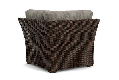 Lloyd Flanders - Mesa Corner Sectional In Pecan Finish With Surface Slate Fabric - 2980540862056 view 2