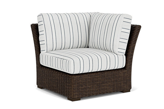 Lloyd Flanders - Mesa Corner Sectional In Pecan Finish With Tamer Fog Fabric - 2980540862037 view 1