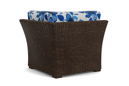 Lloyd Flanders - Mesa Corner Sectional In Pecan Finish With Watercolor Blossom Capri Fabric - 298054086672 view 2