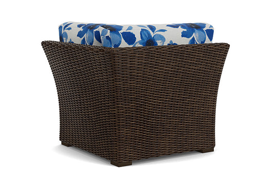 Lloyd Flanders - Mesa Corner Sectional In Pecan Finish With Watercolor Blossom Capri Fabric - 298054086672 view 2