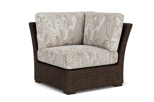 Lloyd Flanders - Mesa Corner Sectional In Pecan Finish With Wayfarer Dune Fabric - 2980540862073 view 1