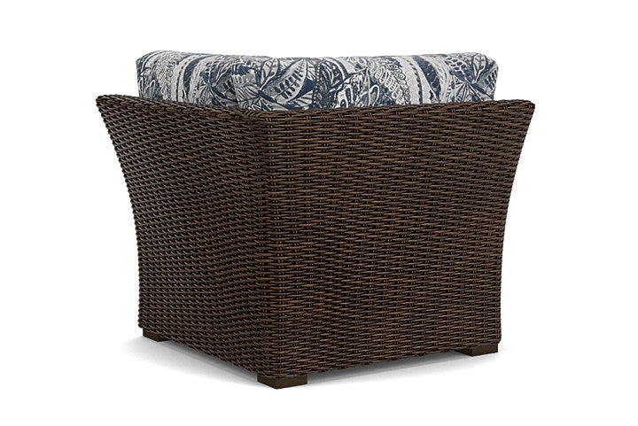 Lloyd Flanders - Mesa Corner Sectional In Pecan Finish With Wayfarer Mist Fabric - 2980540862074 view 2