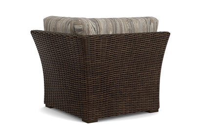 Lloyd Flanders - Mesa Corner Sectional In Pecan Finish With Woodgrain Ash Fabric - 298054086723 view 2