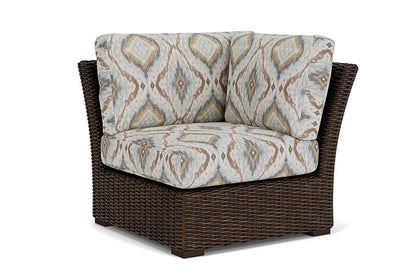 Lloyd Flanders - Mesa Corner Sectional In Pecan Finish With Yoko Mist Fabric - 298054086727 view 1