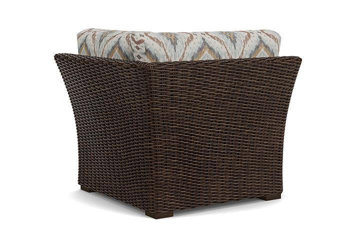 Lloyd Flanders - Mesa Corner Sectional In Pecan Finish With Yoko Mist Fabric - 298054086727 view 2