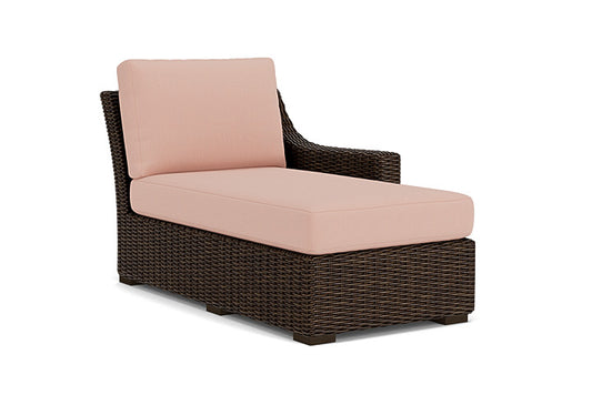 Lloyd Flanders - Mesa Left Arm Chaise In Pecan Finish With Azulu Clay Fabric - 2980260862033 view 1