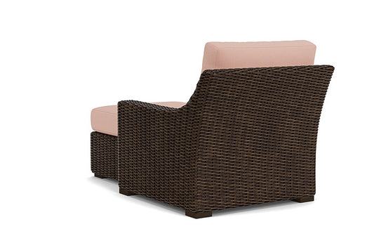 Lloyd Flanders - Mesa Left Arm Chaise In Pecan Finish With Azulu Clay Fabric - 2980260862033 view 2