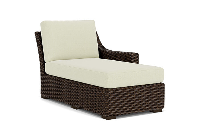 Lloyd Flanders - Mesa Left Arm Chaise In Pecan Finish With Bamboo Bay Meadow Fabric - 2980260862060 view 1