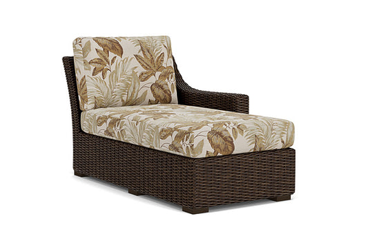 Lloyd Flanders - Mesa Left Arm Chaise In Pecan Finish With Botanic Willow Fabric - 298026086164 view 1
