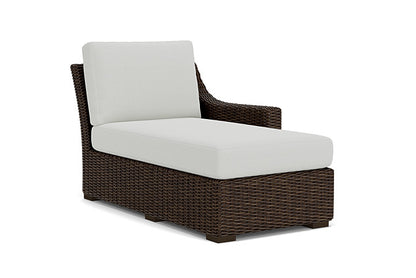 Lloyd Flanders - Mesa Left Arm Chaise In Pecan Finish With Bright Side Fog Fabric - 2980260862012 view 1