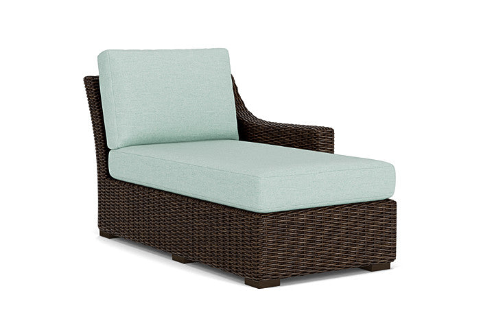 Lloyd Flanders - Mesa Left Arm Chaise In Pecan Finish With Demo Mist Fabric - 298026086066 view 1