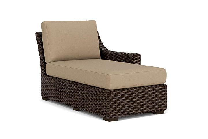 Lloyd Flanders - Mesa Left Arm Chaise In Pecan Finish With Fife Sahara Fabric - 298026086742 view 1