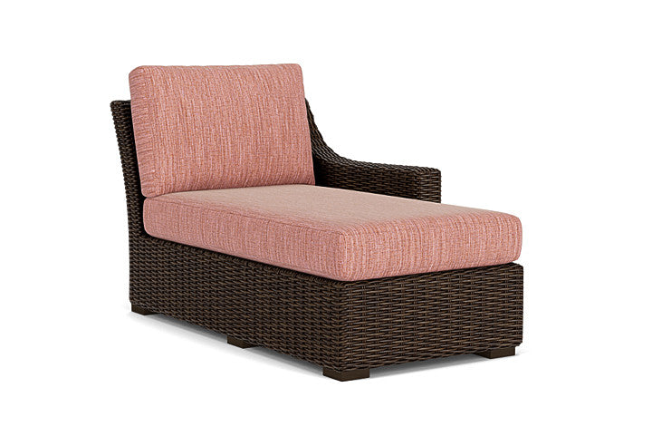 Lloyd Flanders - Mesa Left Arm Chaise In Pecan Finish With Friendly Carnival Fabric - 2980260862043 view 1