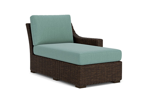 Lloyd Flanders - Mesa Left Arm Chaise In Pecan Finish With Loveboat Mint Fabric - 2980260862010 view 1
