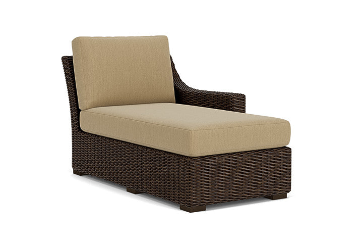 Lloyd Flanders - Mesa Left Arm Chaise In Pecan Finish With Loveboat Saffron Fabric - 2980260862009 view 1