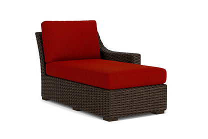 Lloyd Flanders - Mesa Left Arm Chaise In Pecan Finish With Partyline Lollipop Fabric - 2980260862054 view 1