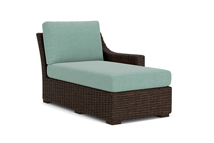 Lloyd Flanders - Mesa Left Arm Chaise In Pecan Finish With Pavian Pool Fabric - 2980260862045 view 1