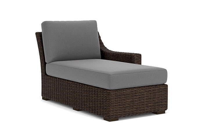 Lloyd Flanders - Mesa Left Arm Chaise In Pecan Finish With Remy Graphite Fabric - 2980260862003 view 1