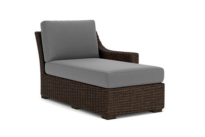 Lloyd Flanders - Mesa Left Arm Chaise In Pecan Finish With Remy Graphite Fabric - 2980260862003 view 1