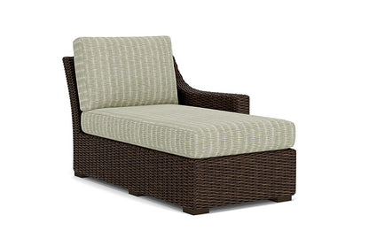 Lloyd Flanders - Mesa Left Arm Chaise In Pecan Finish With Romulo Laurel Fabric - 2980260862049 view 1