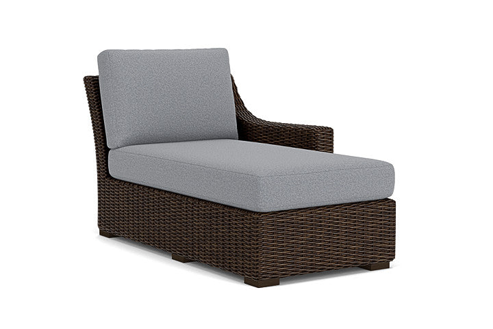 Lloyd Flanders - Mesa Left Arm Chaise In Pecan Finish With Rumba Stonewashed Fabric - 2980260862006 view 1