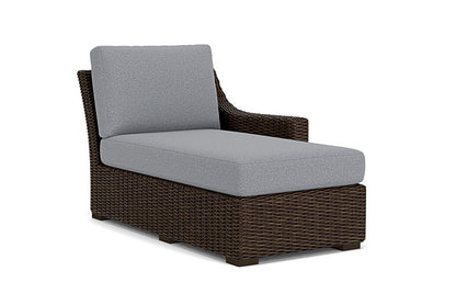 Lloyd Flanders - Mesa Left Arm Chaise In Pecan Finish With Rumba Stonewashed Fabric - 2980260862006 view 1