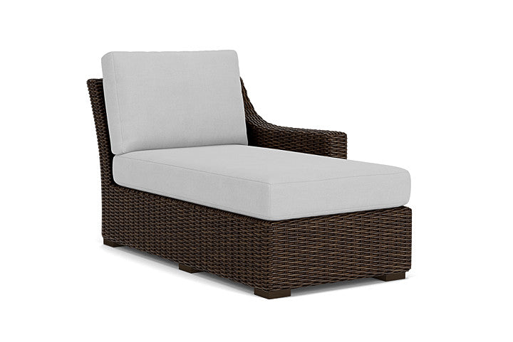 Lloyd Flanders - Mesa Left Arm Chaise In Pecan Finish With Sandberg Dove Fabric - 2980260862022 view 1
