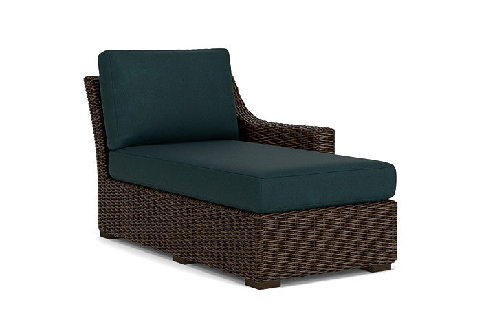 Lloyd Flanders - Mesa Left Arm Chaise In Pecan Finish With Sandberg Lagoon Fabric - 2980260862039 view 1