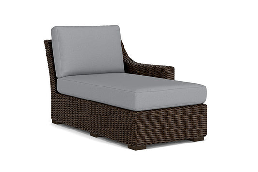 Lloyd Flanders - Mesa Left Arm Chaise In Pecan Finish With Sandberg Pewter Fabric - 2980260862029 view 1