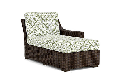 Lloyd Flanders - Mesa Left Arm Chaise In Pecan Finish With Savannah Green Fabric - 2980260862064 view 1