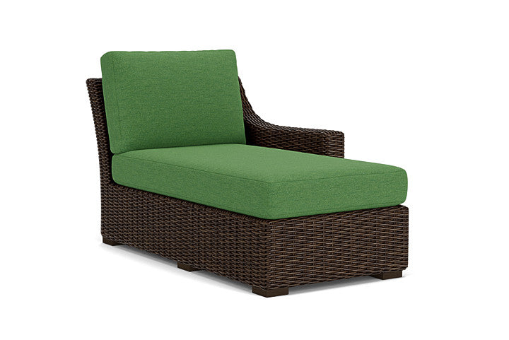 Lloyd Flanders - Mesa Left Arm Chaise In Pecan Finish With Seadog Botanical Fabric - 2980260862066 view 1