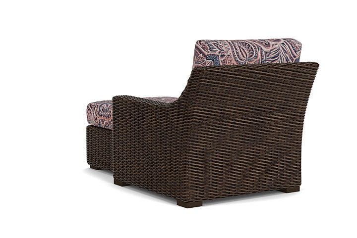 Lloyd Flanders - Mesa Left Arm Chaise In Pecan Finish With Sensiblity Splendor Fabric - 2980260862082 view 2
