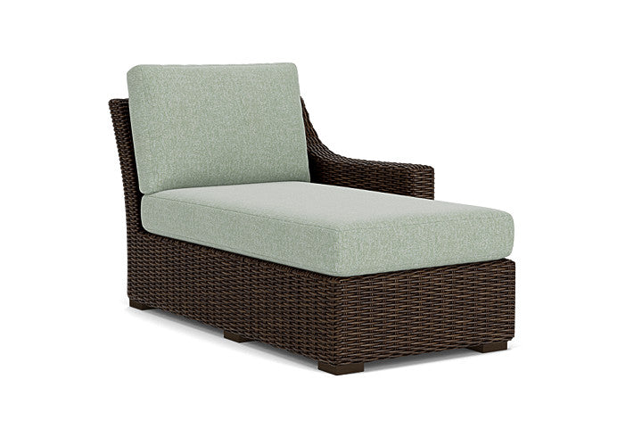 Lloyd Flanders - Mesa Left Arm Chaise In Pecan Finish With Serene Spa Fabric - 2980260862031 view 1