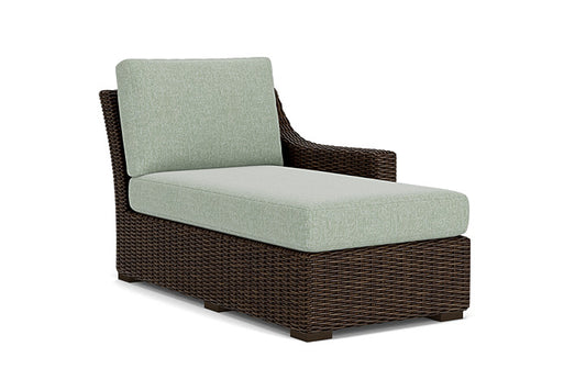Lloyd Flanders - Mesa Left Arm Chaise In Pecan Finish With Serene Spa Fabric - 2980260862031 view 1