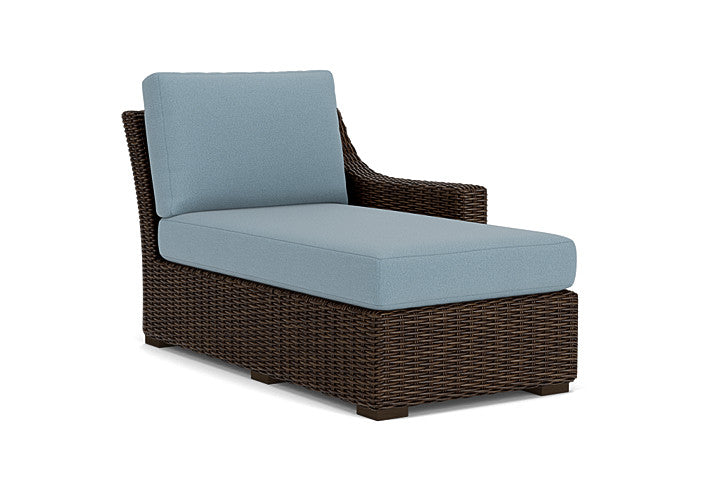 Lloyd Flanders - Mesa Left Arm Chaise In Pecan Finish With Unearth Mist Fabric - 2980260862068 view 1