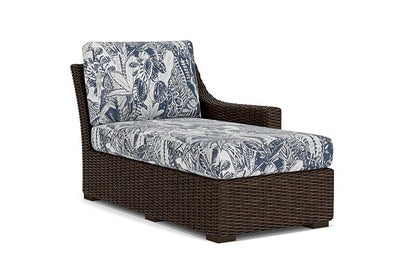 Lloyd Flanders - Mesa Left Arm Chaise In Pecan Finish With Wayfarer Mist Fabric - 2980260862074 view 1