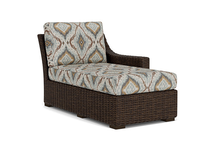 Lloyd Flanders - Mesa Left Arm Chaise In Pecan Finish With Yoko Mist Fabric - 298026086727 view 1