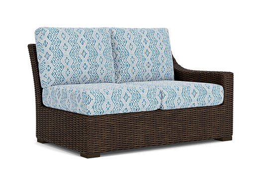 Lloyd Flanders - Mesa Left Arm Loveseat In Pecan Finish With Aman Capri Fabric - 2980520861800 view 1