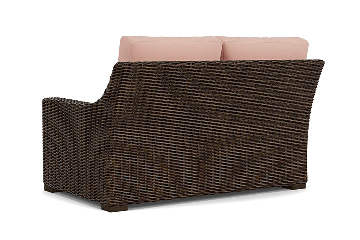 Lloyd Flanders - Mesa Left Arm Loveseat In Pecan Finish With Azulu Clay Fabric - 2980520862033 view 2