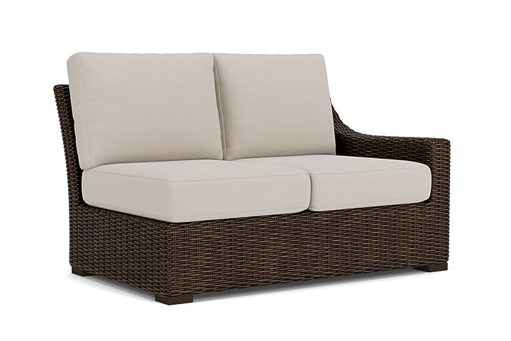 Lloyd Flanders - Mesa Left Arm Loveseat In Pecan Finish With Azulu Twine Fabric - 2980520862034 view 1