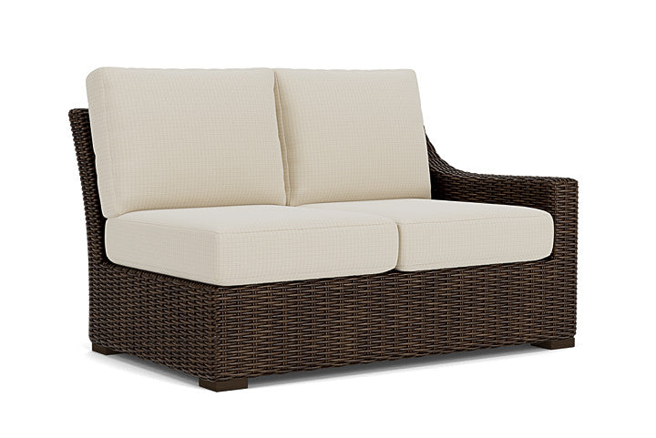 Lloyd Flanders - Mesa Left Arm Loveseat In Pecan Finish With Beach Natural Fabric - 2980520862005 view 1