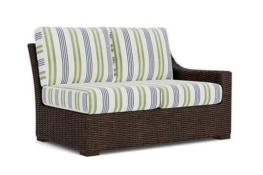 Lloyd Flanders - Mesa Left Arm Loveseat In Pecan Finish With Berkely Hall Green Fabric - 2980520862062 view 1