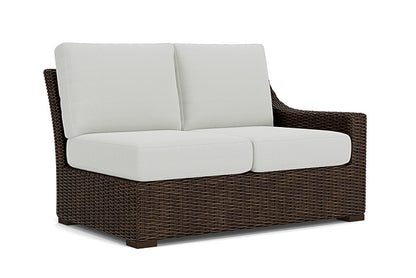 Lloyd Flanders - Mesa Left Arm Loveseat In Pecan Finish With Bright Side Fog Fabric - 2980520862012 view 1