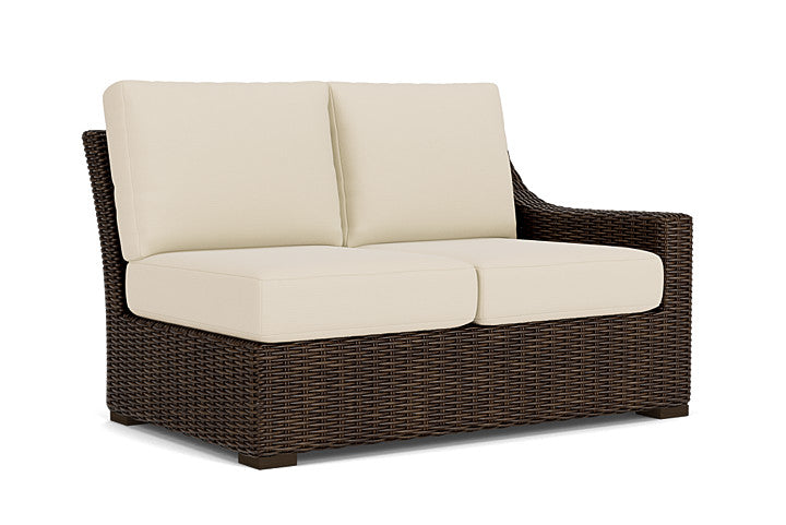 Lloyd Flanders - Mesa Left Arm Loveseat In Pecan Finish With Callen Pearl Fabric - 2980520862021 view 1