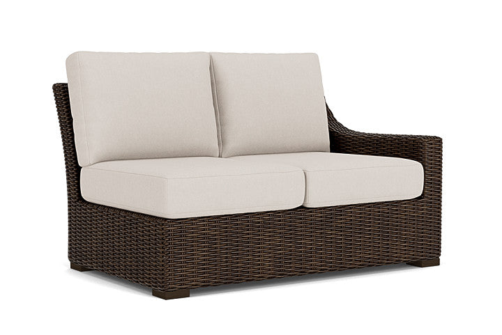 Lloyd Flanders - Mesa Left Arm Loveseat In Pecan Finish With Canvas Canvas Fabric - 298052086319 view 1