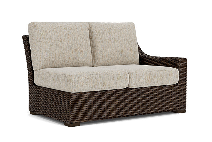 Lloyd Flanders - Mesa Left Arm Loveseat In Pecan Finish With Charlotte Sparrow Fabric - 298052086183 view 1