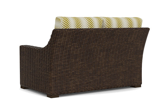 Lloyd Flanders - Mesa Left Arm Loveseat In Pecan Finish With Clock Out Dew Fabric - 2980520862083 view 2