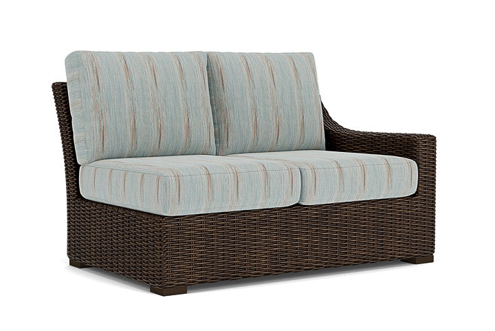Lloyd Flanders - Mesa Left Arm Loveseat In Pecan Finish With Colorwave Mist Fabric - 2980520862072 view 1