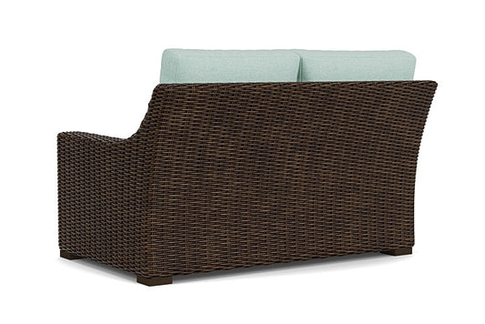 Lloyd Flanders - Mesa Left Arm Loveseat In Pecan Finish With Demo Mist Fabric - 298052086066 view 2