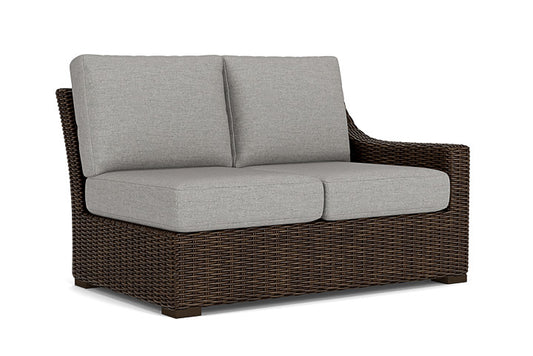 Lloyd Flanders - Mesa Left Arm Loveseat In Pecan Finish With Demo Stone Fabric - 298052086095 view 1